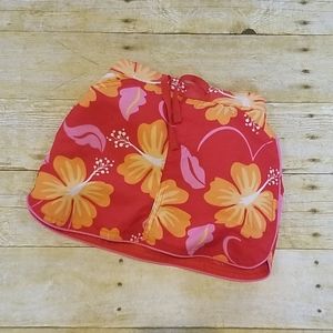 Girls Tropical Print Skirt